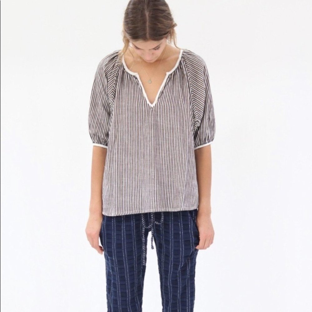 Ace Jig Meadow Top Blouse in Rail S